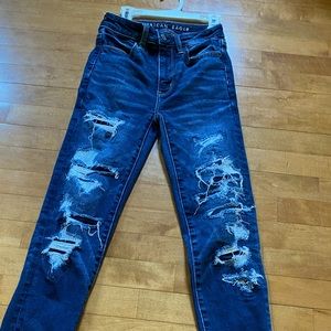American Eagle jeans. Size 00. Blue